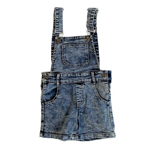 Niny Mini Girls Blue Overalls Size: 5T Blue