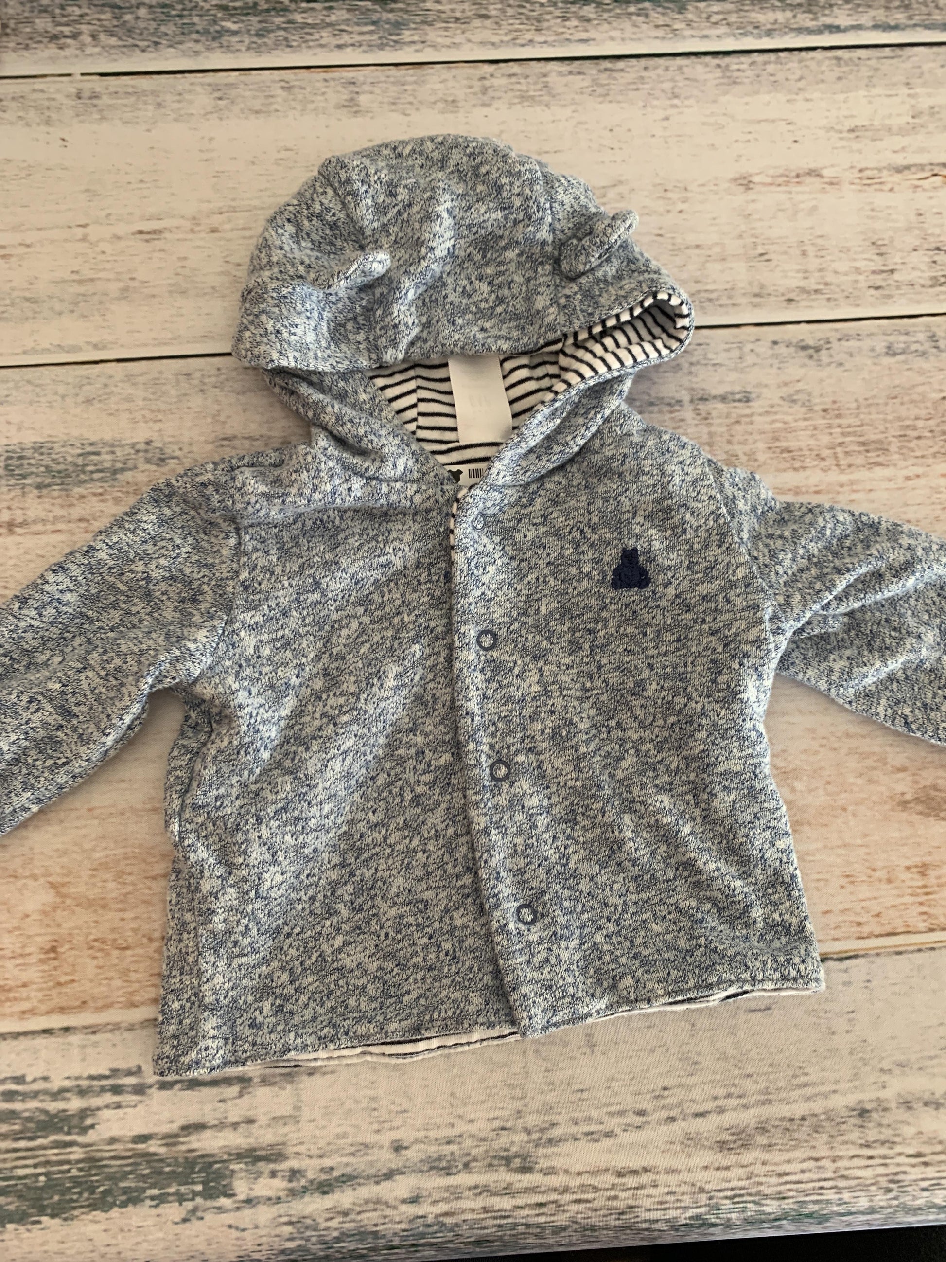 Gap Boys Blue Jacket Size: 0-3 months Blue