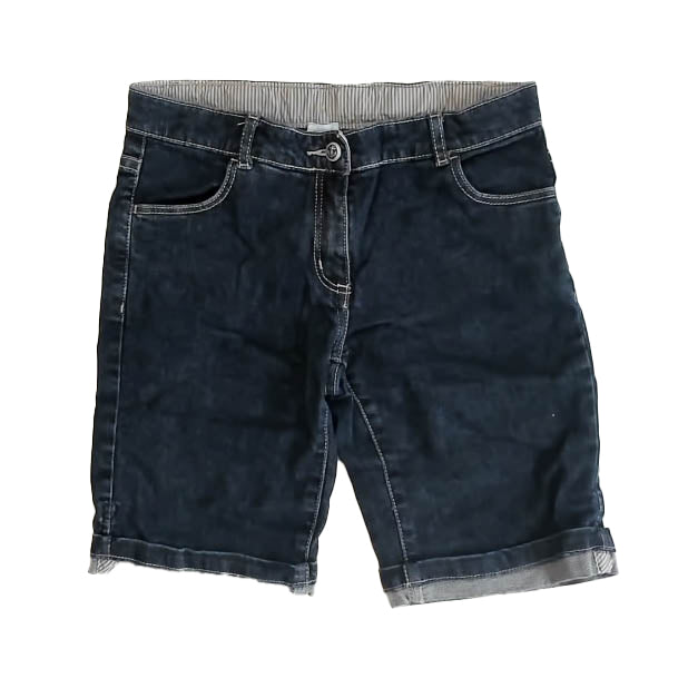 Jacadi Girls Blue Jean Shorts Size: 12 Years Blue