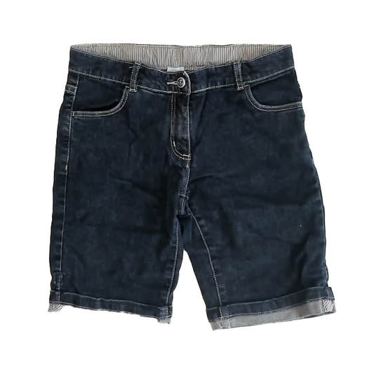 Jacadi Girls Blue Jean Shorts Size: 12 Years Blue