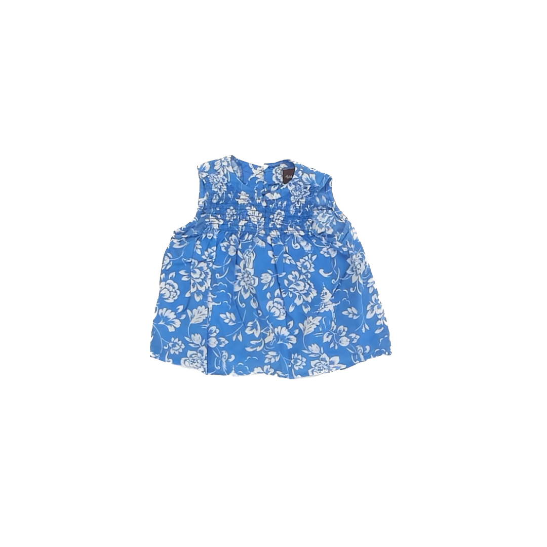 Tea Collection Girls Blue Tank Top Size: 2T Blue