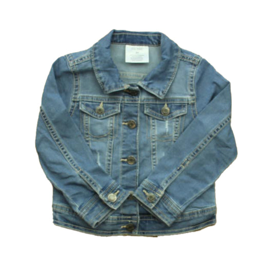 Okie Dokie Girls Blue Jacket Size: 3T