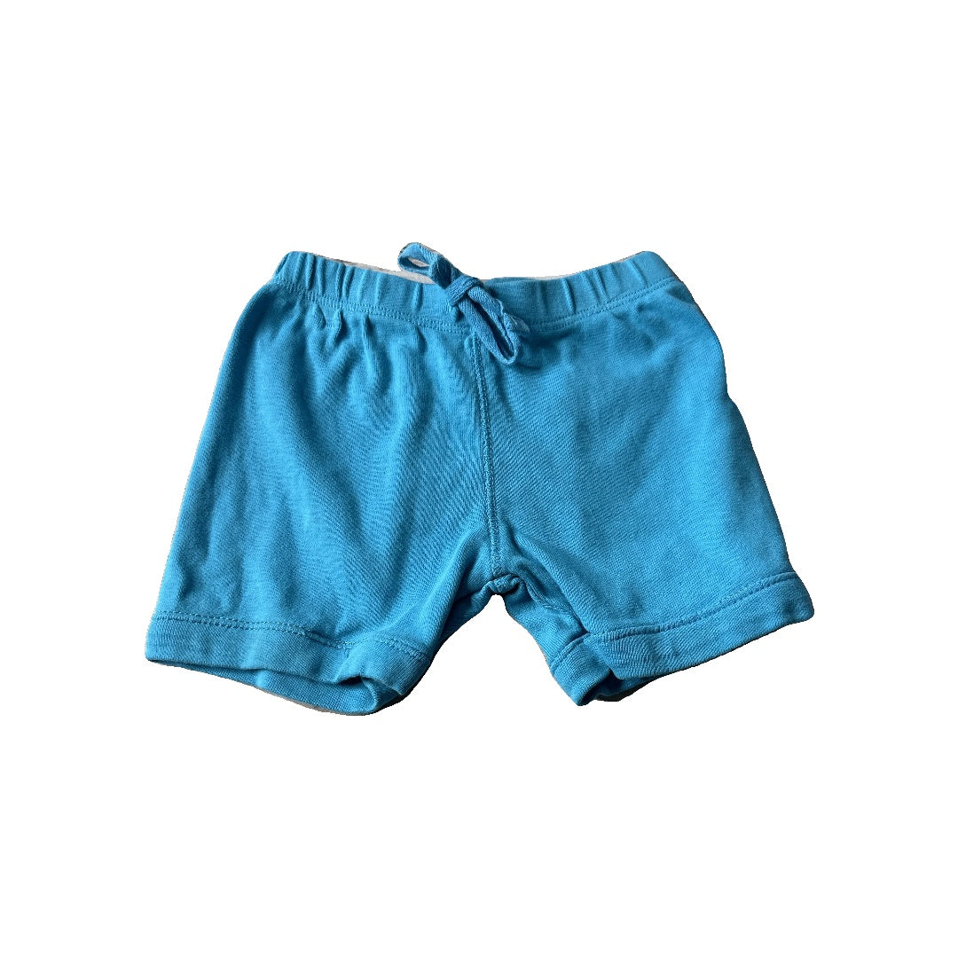 Kidential Unisex Blue Shorts Size: 9-12 Months Blue
