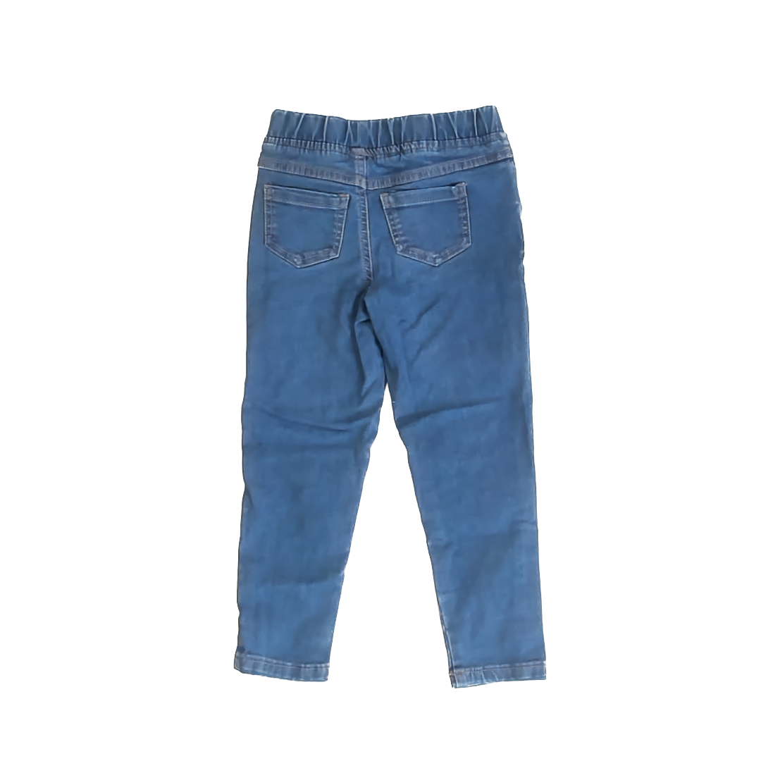 Hanna Andersson Girls Blue Jeggings Size: 5T Blue