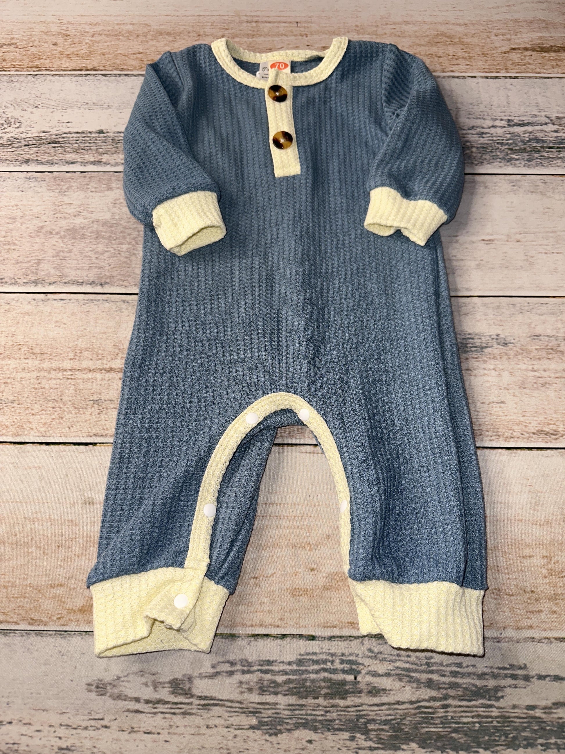 Mama Siesta Boys Blue Long Sleeve Outfit Size: 0-6 months Blue