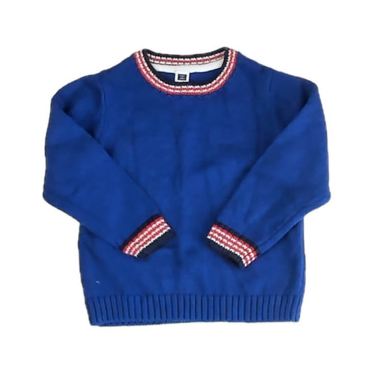 Janie and Jack Boys Blue Sweater Size: 4T Blue