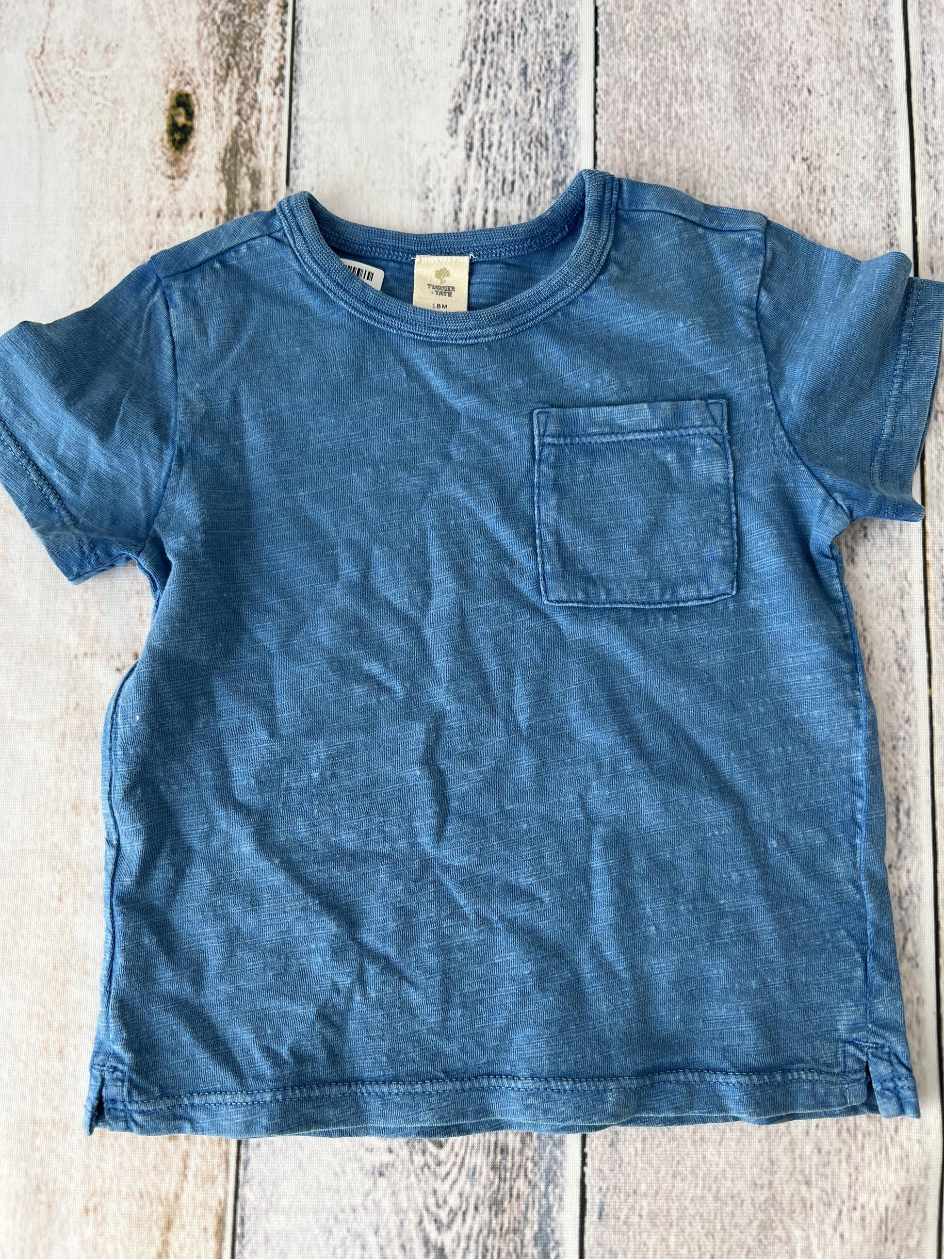 Tucker + Tate Boys Blue T-Shirt Size: 18 months Blue