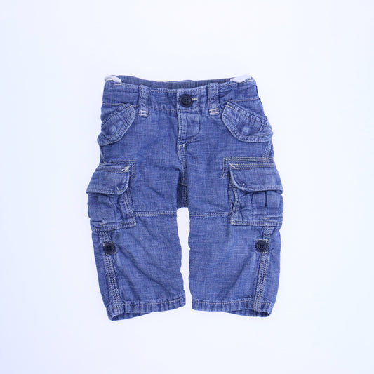 Gap Boys Blue Cargo Pants Size: 6-12 Months Blue