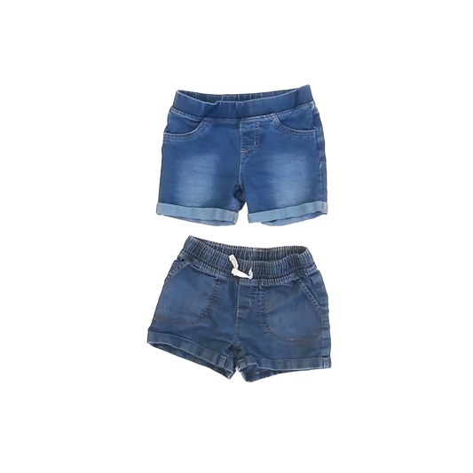 Jumping Beans Girls Blue Jean Shorts Size: 4T Blue
