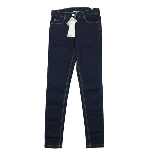 Jacadi Girls Blue Jeans Size: 8 Years Blue