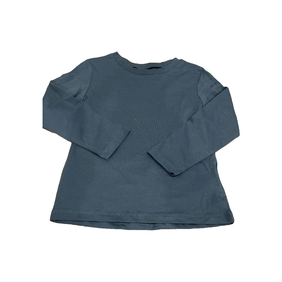 H&M Boys Blue Long Sleeve Shirt Size: 3T Blue