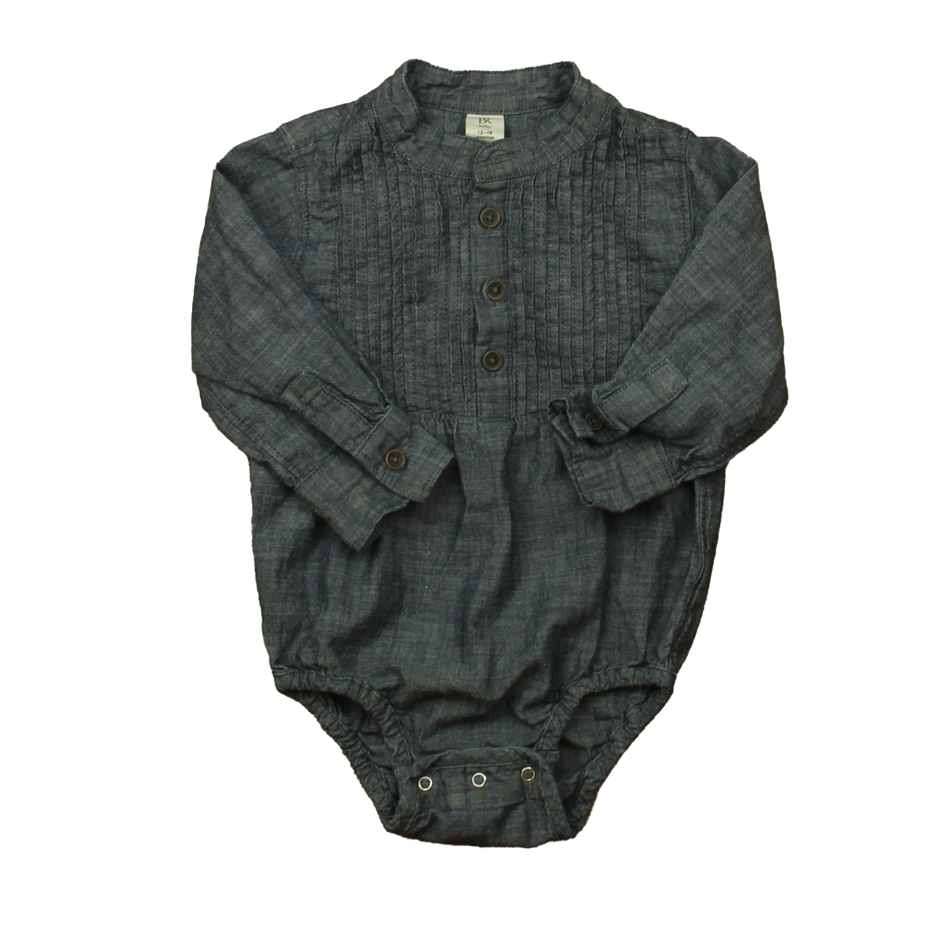 Banana Republic Baby Girls Blue Romper Size: 12-18 Months Blue