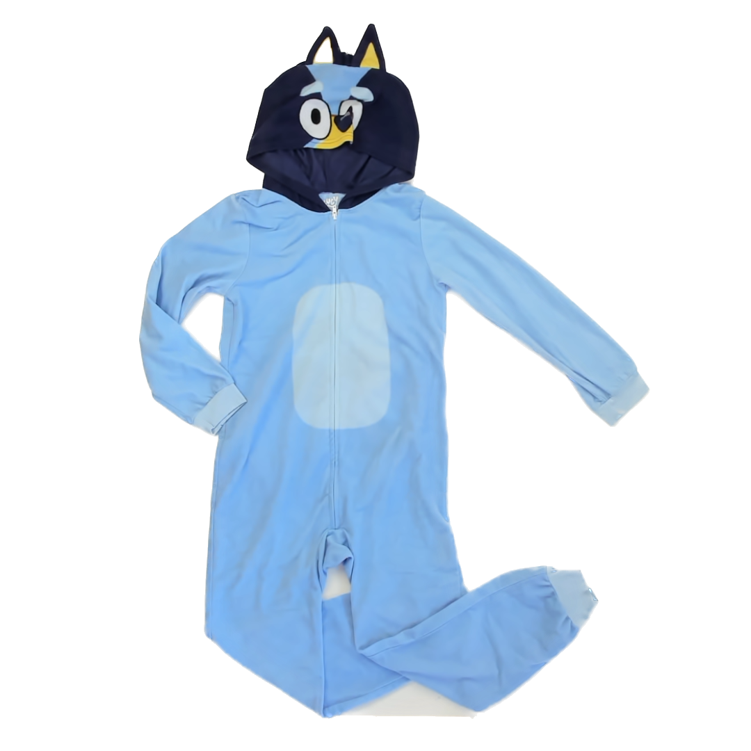 Bluey Unisex Blue Long Sleeve Outfit Size: 10-12 Years Blue