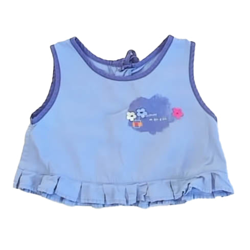 Catimini Girls Blue Blouse Size: 2T Blue