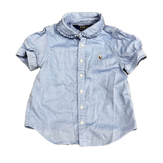 Ralph Lauren Girls Blue Blouse Size: 3T