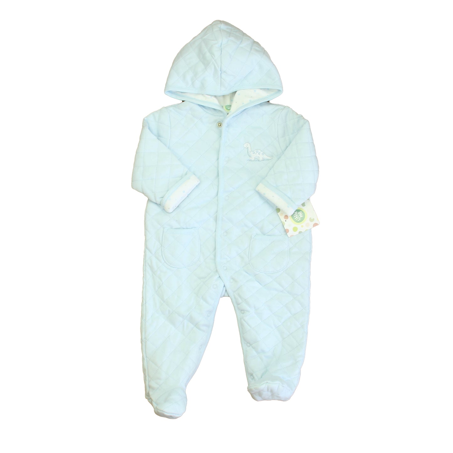 Little Me Boys Blue Bunting Size: 6-9 Months