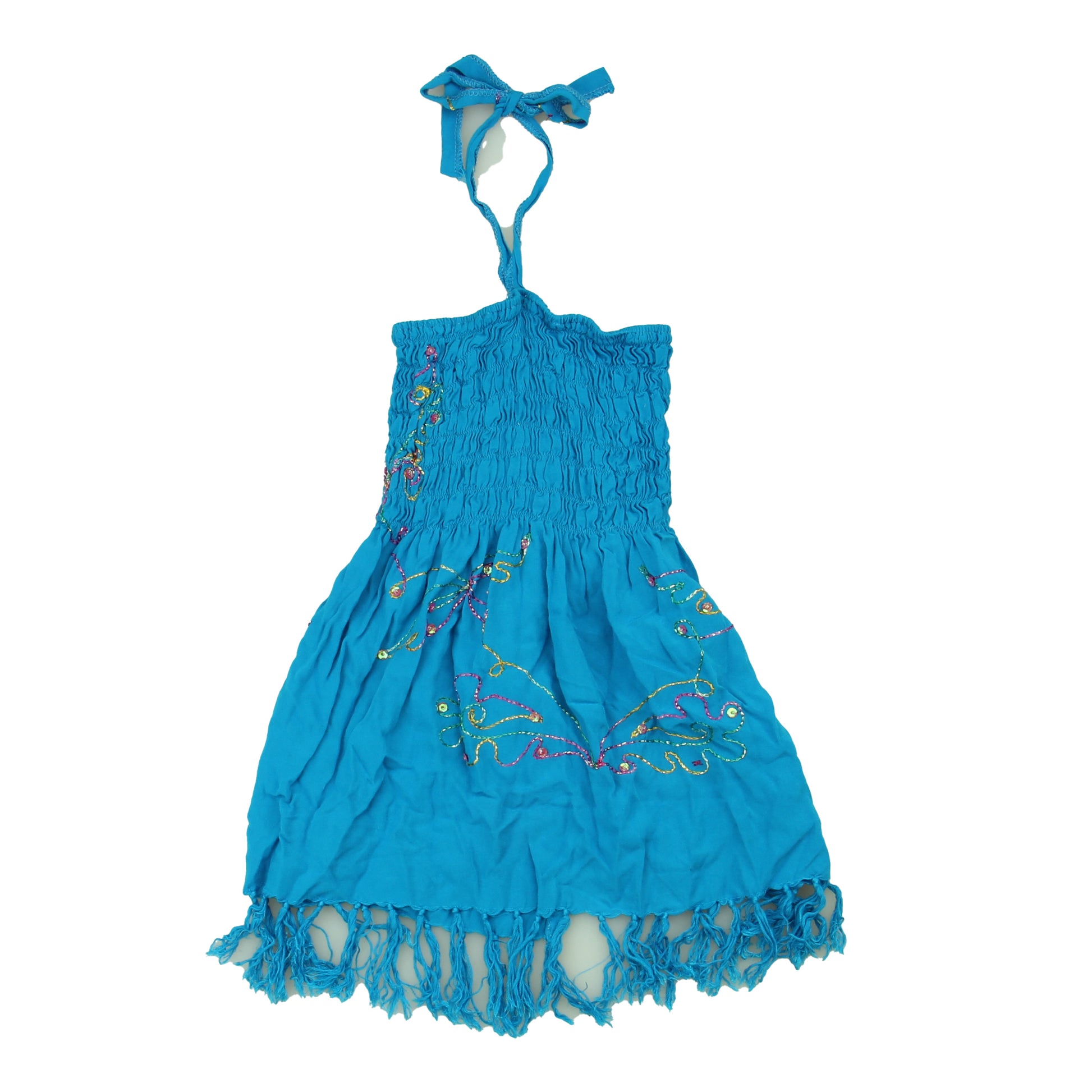 Unknown Brand Girls Blue Dress Size: 2-3T Blue