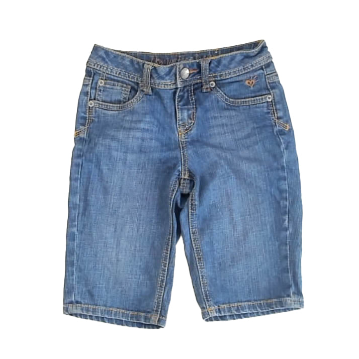 Justice Girls Blue Jean Shorts Size: 8 Years Blue