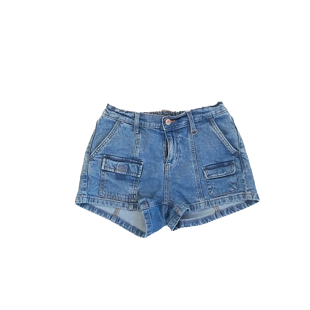 Wild Fable Girls Blue Jean Shorts Size: XS Blue