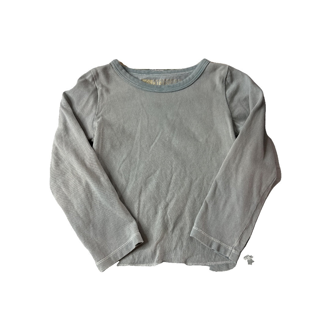 Kidential Unisex Blue Long Sleeve Shirt Size: 4-5 Years Blue