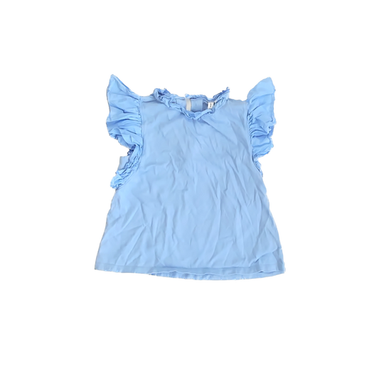 Janie and Jack Girls Blue Tank Top Size: 7 Years Blue