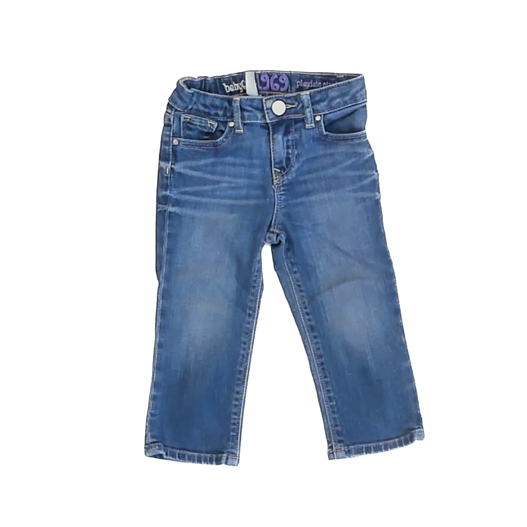 Gap Girls Blue Jeans Size: 18-24 Months Blue