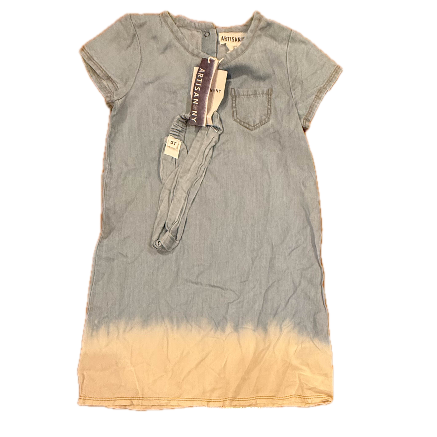 Artisan Girls Blue Dress Size: 5T Blue