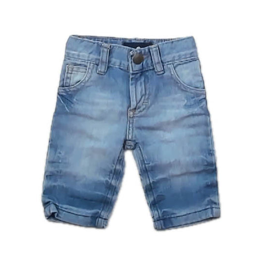 Baby Cottons Boys Blue Jean Shorts Size: 3 Months Blue