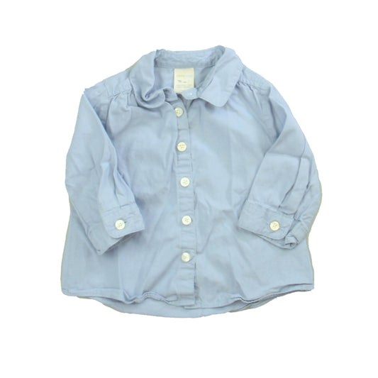Crewcuts Girls Blue Blouse Size: 2T Blue