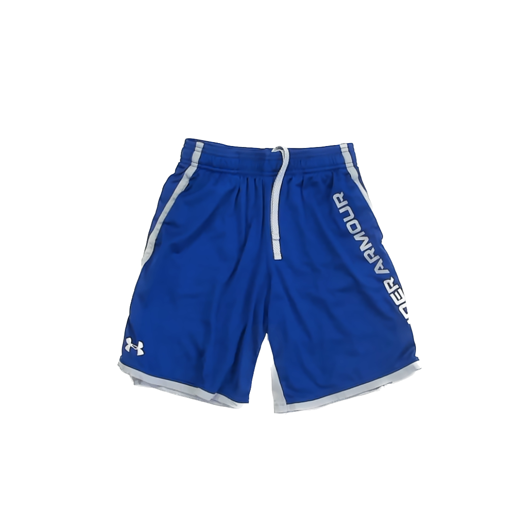 Under Armour Boys Blue Athletic Shorts Size: YMD 10-12 Years Blue