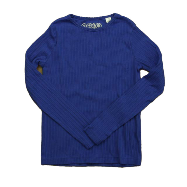 Okaidi Girls Blue Long Sleeve T-Shirt Size: 8 Years