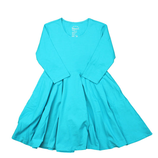 Mightly Girls Blue Dress Size: 10 Years