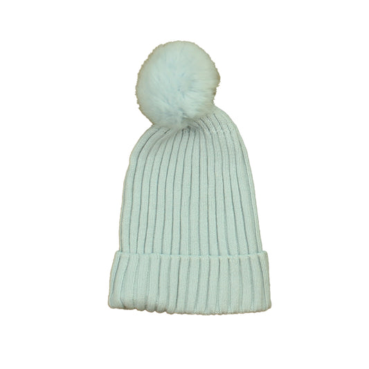 H&M Unisex Blue Winter Hat Size: 12-24 Months