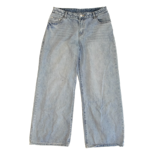 Edikted Girls Blue Jeans Size: Medium (estimated) Blue