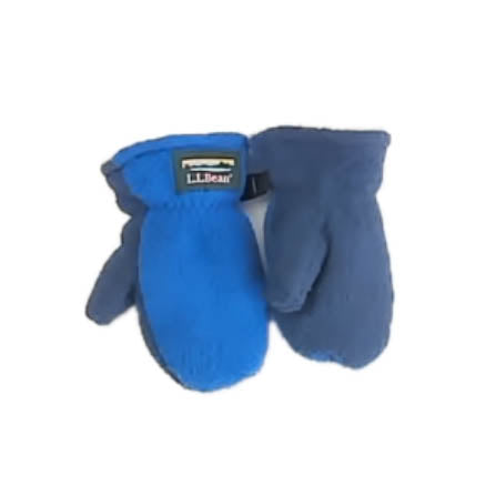 LL Bean Boys Blue Mittens Size: 12-24 Months Blue