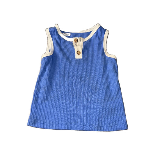 Cat & Jack Boys Blue Tank Top Size: 12 months Blue