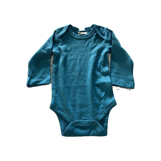 Colored Organics Unisex Blue Onesie Size: 3-6 months Blue