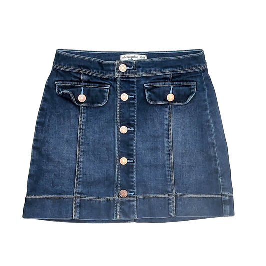Abercrombie Girls Blue Skirt Size: 13-14 Years Blue