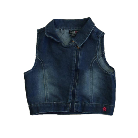 Limited Too Girls Blue Vest Size: 8 Years