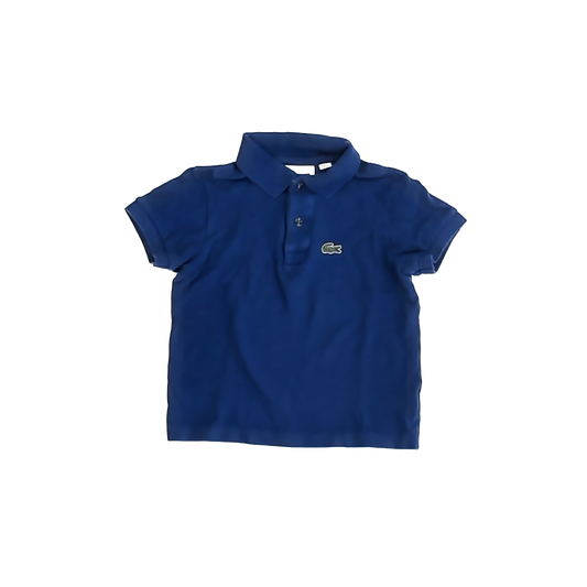 Lacoste Boys Blue Polo Shirt Size: 3T Blue