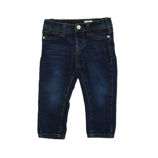 Adriano Goldschmied Girls Blue Jeans Size: 18 Months Blue