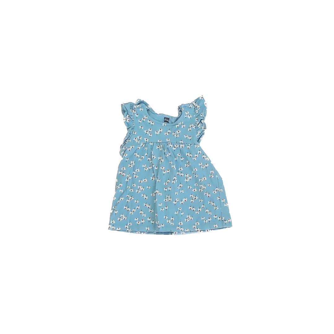 Tea Collection Girls Blue Tank Top Size: 12-18 Months Blue