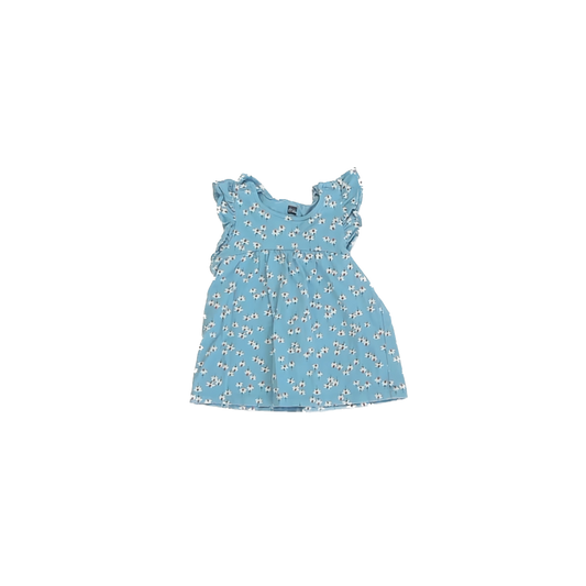 Tea Collection Girls Blue Tank Top Size: 12-18 Months Blue