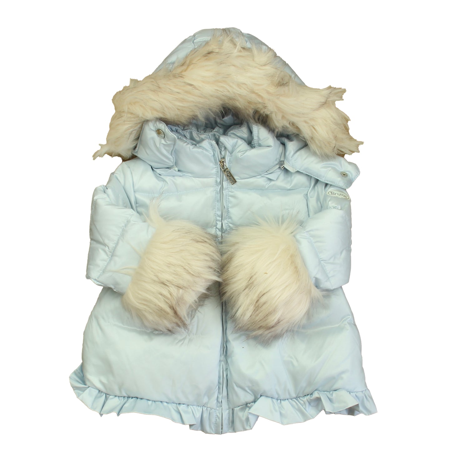 Brums Girls Blue Winter Coat Size: 9 Months