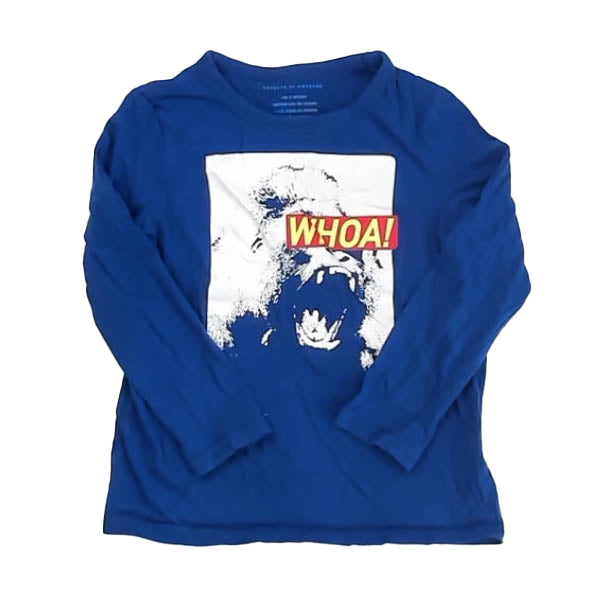 Rockets Of Awesome Boys Blue Long Sleeve T-Shirt Size: 5 Years Blue