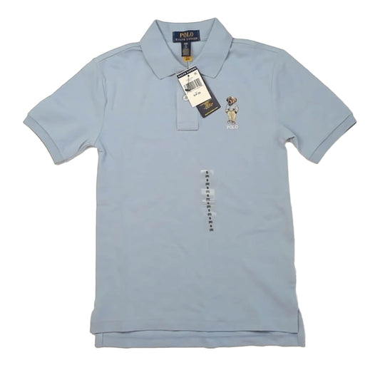 Ralph Lauren Boys Blue Polo Shirt Size: 8 Years Blue