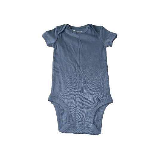 Carters Unisex Blue Onesie Size: 6 months Blue