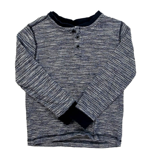 Gymboree Boys Blue Henley Size: 7 Years Blue