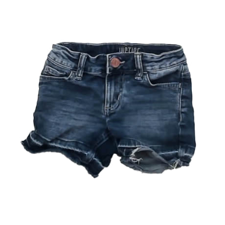 Justice Girls Blue Jean Shorts Size: 8 Years Blue