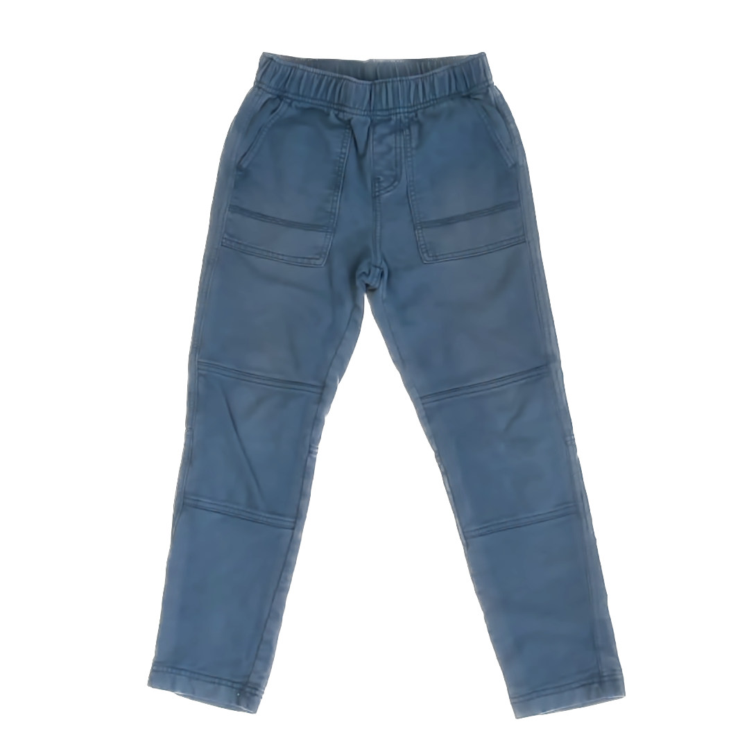 Tea Collection Boys Blue Casual Pants Size: 7 Years Blue